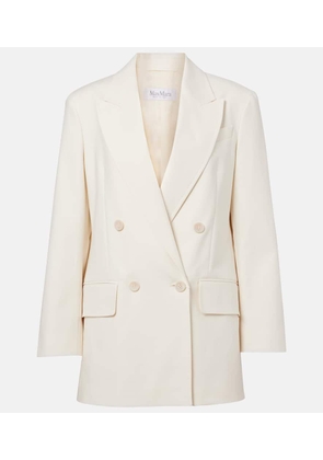 Max Mara Suez double-breasted cotton-blend blazer