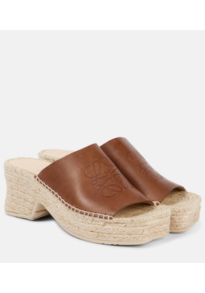 Loewe Paula's Ibiza Petal 80 espadrille mules
