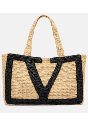 Valentino Garavani Viva Superstar Large crochet tote bag