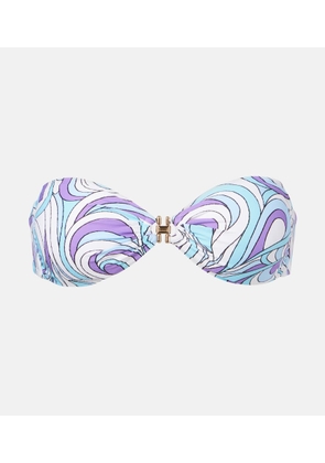 Melissa Odabash Istanbul printed bandeau bikini top
