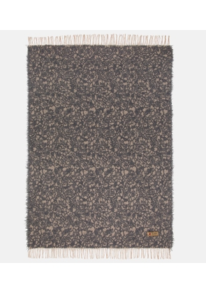 The House of Lyria Malghe wool and cotton-blend throw