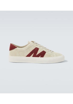 Moncler Monaco2 suede sneakers