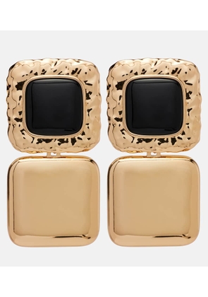 Self-Portrait Embellished drop earrings