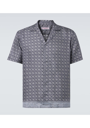 Orlebar Brown Maitan printed silk blowing shirt