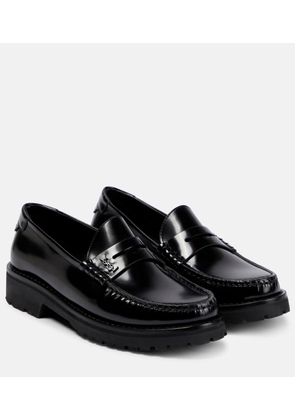 Saint Laurent Le Loafer leather penny loafers