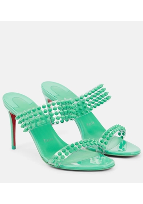 Christian Louboutin Spike Only 85 PVC and leather sandals