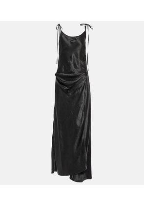 Acne Studios Satin maxi dress