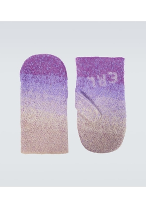 ERL Gradient wool-blend mittens