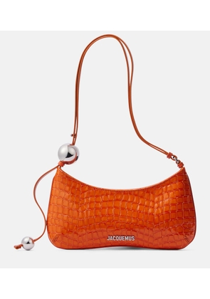 Jacquemus Bisou Perle leather shoulder bag