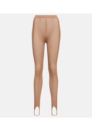 Khaite Lace stirrup leggings
