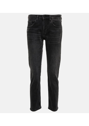 AG Jeans Girlfriend mid-rise cropped jeans