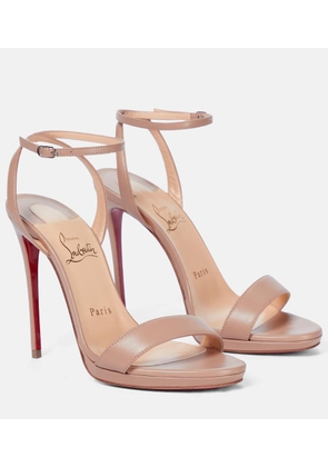 Christian Louboutin Loubi Queen 120 leather sandals