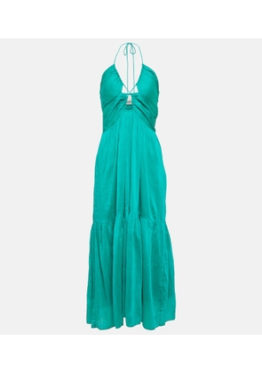 Isabel Marant Birona cotton and silk midi dress