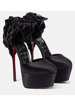 Christian Louboutin Maria Frou Alta satin platform pumps
