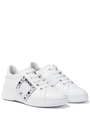 Roger Vivier Viv Skate Strass leather sneakers