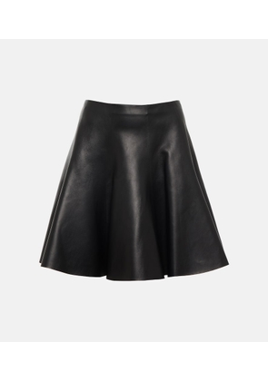 Alaia Leather miniskirt