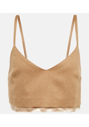 Miu Miu Camel hair camisole