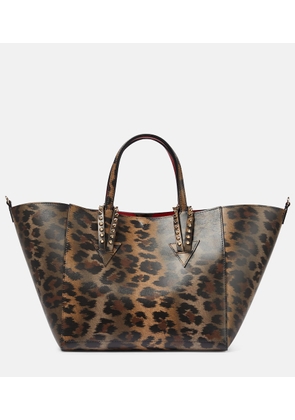 Christian Louboutin Cabachic Small leopard-print tote bag