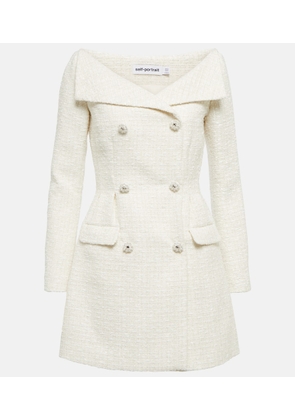 Self-Portrait Boucle minidress