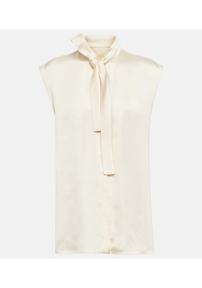 Jil Sander Satin sleeveless blouse