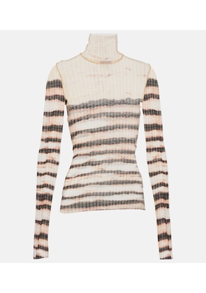 Jean Paul Gaultier x KNWLS striped turtleneck top