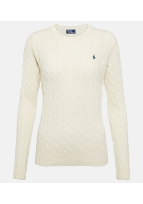 Polo Ralph Lauren Cable-knit cashmere and wool sweater