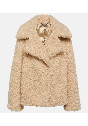 Stella McCartney Oversized teddy coat