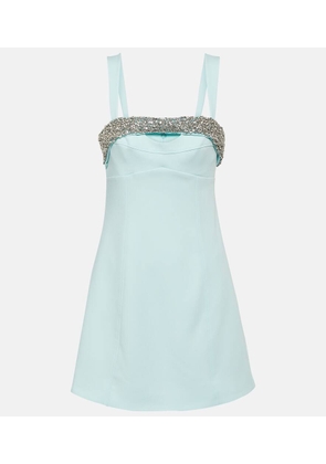 Simkhai Lenny embellished crepe minidress