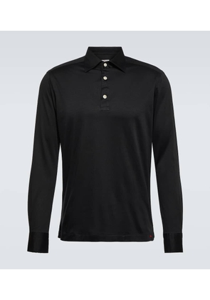 Kiton Cotton poplin polo top