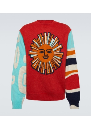 The Elder Statesman Jacquard cashmere sweater