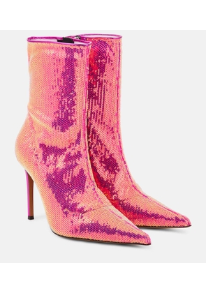 Alexandre Vauthier Sebert sequined ankle boots