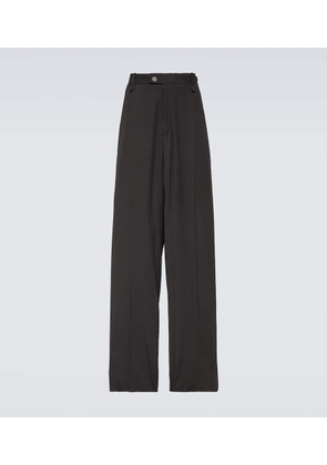 Balenciaga Skater tailored wool-blend wide-leg pants