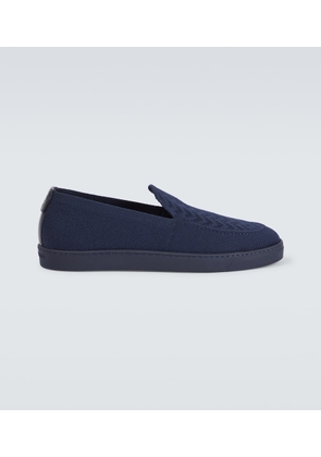 Giorgio Armani Canvas slip-on shoes