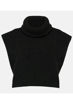 The Row Emmit ribbed-knit cashmere collar