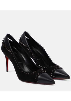 Christian Louboutin Duvette Spikes 85 leather pumps