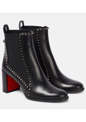 Christian Louboutin Out Line Spikes leather ankle boots
