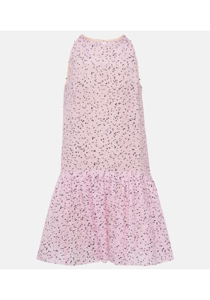 Oscar de la Renta Fil coupe minidress
