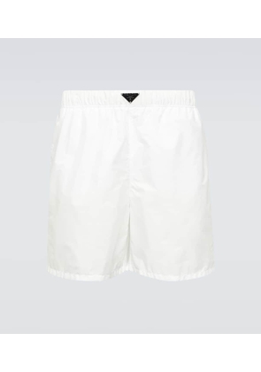 Prada Re-Nylon logo swim trunks