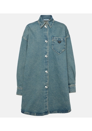 Prada Oversized denim shirt dress