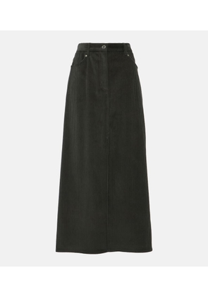 Brunello Cucinelli Cotton corduroy maxi skirt