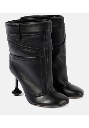 Loewe Toy Panta 90 leather ankle boots
