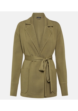 Joseph Silk-blend wrap coat