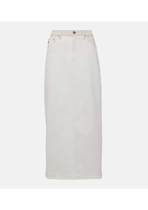 AG Jeans Denim midi skirt