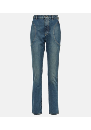 Alaia High-rise slim jeans