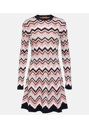 Missoni Zig Zag wool-blend minidress