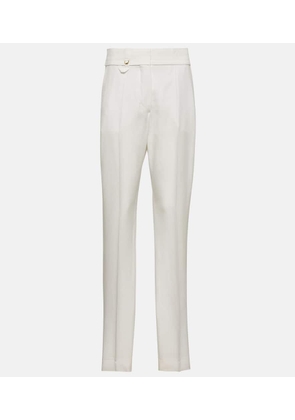 Jacquemus Le Pantalon Tibau side-slit slim pants