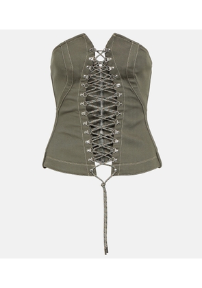 Dion Lee Corset cotton top