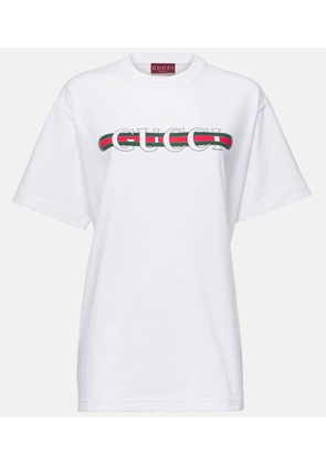 Gucci Logo cotton jersey T-shirt