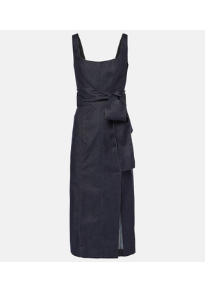 Carolina Herrera Denim midi dress