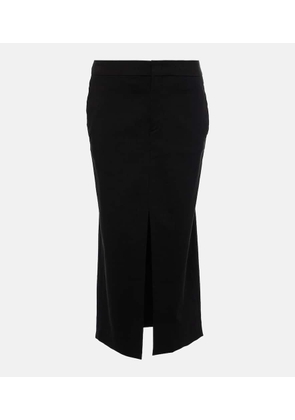 Isabel Marant Dixina linen-blend midi skirt